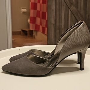 Elegant Gray Women's Heels